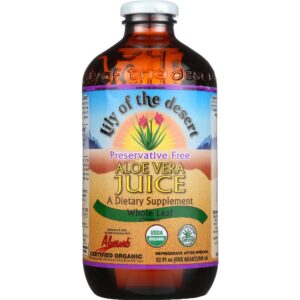 Organic Whole Leaf Aloe Vera Juice, 32 oz