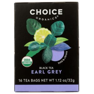 Organic Earl Grey Tea, 16 Tea Bags