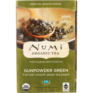 Organic Gunpowder Green Tea, 18 bg