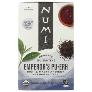 Organic Emperors Puerh Tea, 16 Tea Bags